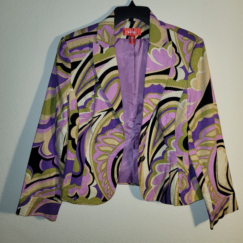 ❤ LATINA LIFE Multi-Colored Jacket - Picture 2 of 3